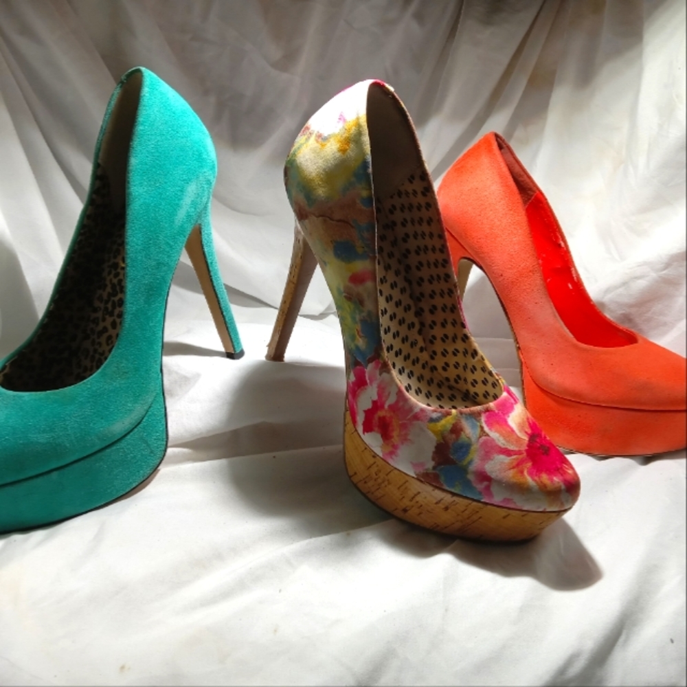 Lot of 3 pairs size 8 heels